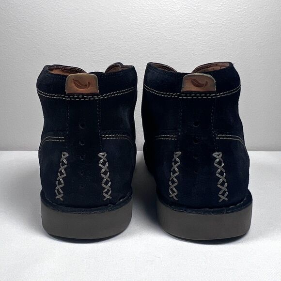 Clarks Artisan Unstructured Black Suede Chukka Ankle Boots Women's Size 9 - Picture 8 of 9
